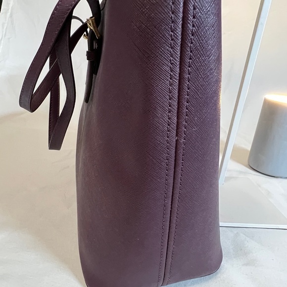 Michael Kors Purple Studded Tote Bag - Picture 5 of 9